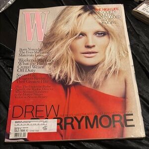 W Magazine Drew Barrymore Cover April 2009